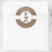 コーヒー豆ラベル ラウンドシール (バッグ)