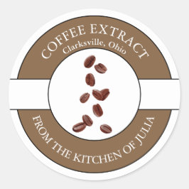 コーヒー豆ラベル ラウンドシール