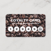 コーヒー豆ロイヤリティカード ロイヤリティカード (正面)