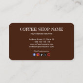 コーヒー豆ロイヤリティカード ロイヤリティカード (裏面)