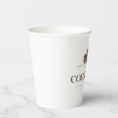 コーヒー豆ヴィンテージ飲料 紙コップ (右)