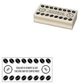 コーヒー豆名刺 ラバースタンプ (押印)