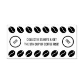 コーヒー豆名刺 ラバースタンプ (インプリント)