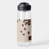 コーヒー豆名前をカスタムする ウォーターボトル (正面)
