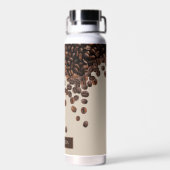 コーヒー豆名前をカスタムする ウォーターボトル (背面)