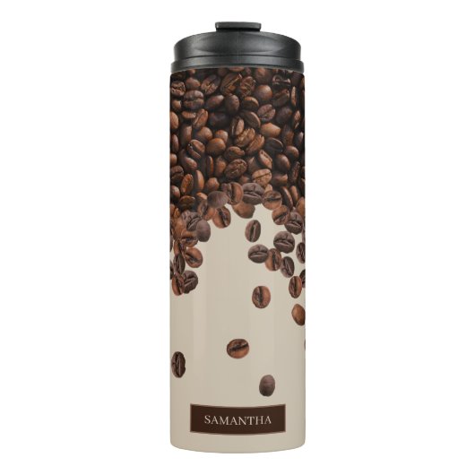 コーヒー豆名前をカスタムする タンブラー (正面)