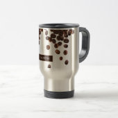 コーヒー豆名前をカスタムする トラベルマグ (正面右)