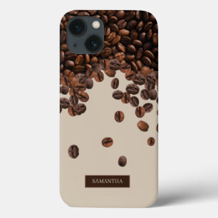 コーヒー豆名前をカスタムする iPhone 13ケース