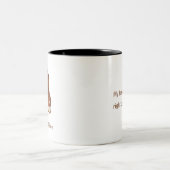 コーヒー豆家族の父の日 ツートーンマグカップ (中央)