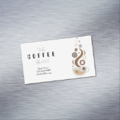 コーヒー豆技術科学名刺 マグネット名刺 (インサイチュ)