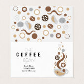 コーヒー豆技術科学名刺 名刺 (外部フラット)