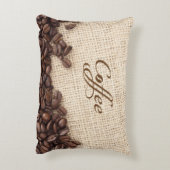 コーヒー豆枕 アクセントクッション (裏面(縦))