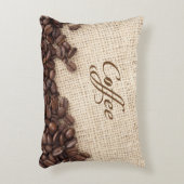 コーヒー豆枕 アクセントクッション (正面(垂直))