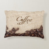コーヒー豆枕 アクセントクッション (裏面)