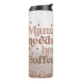 コーヒー豆格言熱タンブラー タンブラー (回転左)