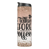 コーヒー豆格言熱タンブラー タンブラー (回転右)