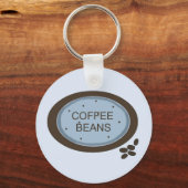 コーヒー豆標識 キーホルダー (正面)