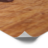 コーヒー豆粒 ポスター (角)