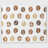 コーヒー豆紙 ラッピングペーパー (フラット)