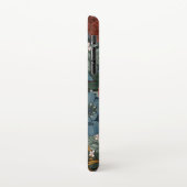 コーヒー豆花模様電話ケース iPhoneケース (左側)