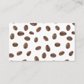 コーヒー豆赤ちゃんシャワーおむつラッフル エンクロージャーカード (裏面)