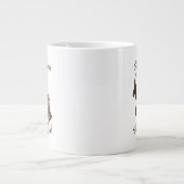 コーヒー豆霊動物 ジャンボコーヒーマグカップ (正面)