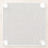 コーヒー豆 ガラスコースター (裏面)