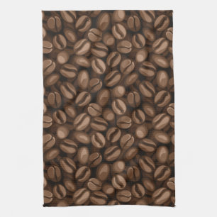 コーヒー豆 キッチンタオル
