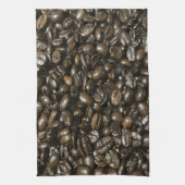 コーヒー豆 キッチンタオル (縦)