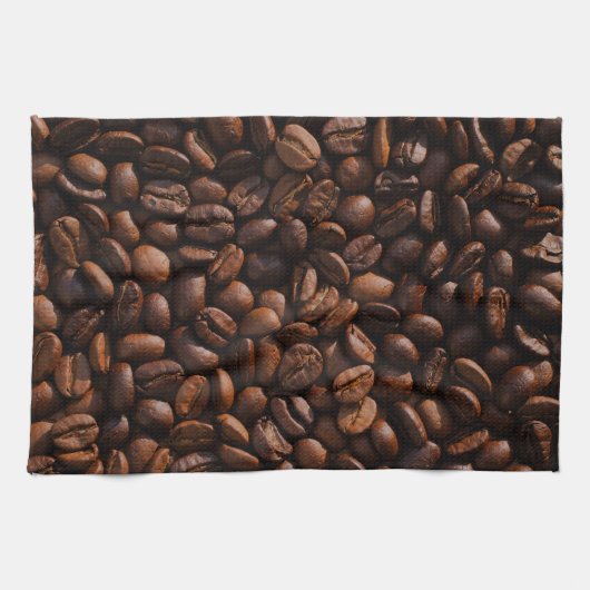 コーヒー豆 キッチンタオル (横)
