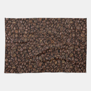 コーヒー豆 キッチンタオル