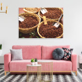 コーヒー豆 キャンバスプリント (インサイチュ (リビング))