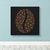 コーヒー豆 キャンバスプリント (インサイチュ (ウッドフロア))