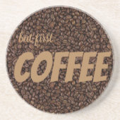 コーヒー豆 コースター (正面)