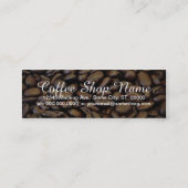 コーヒー豆 スキニー名刺 (裏面)