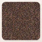 コーヒー豆 スクエアペーパーコースター (正面)