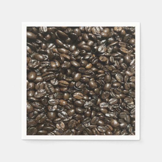 コーヒー豆 スタンダードカクテルナプキン (正面)