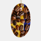 コーヒー豆 セラミックオーナメント (右)