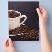 コーヒー豆 チラシ (手)