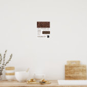 コーヒー豆、バリスタ、カフェ、コーヒーハウス ポスター (キッチン)