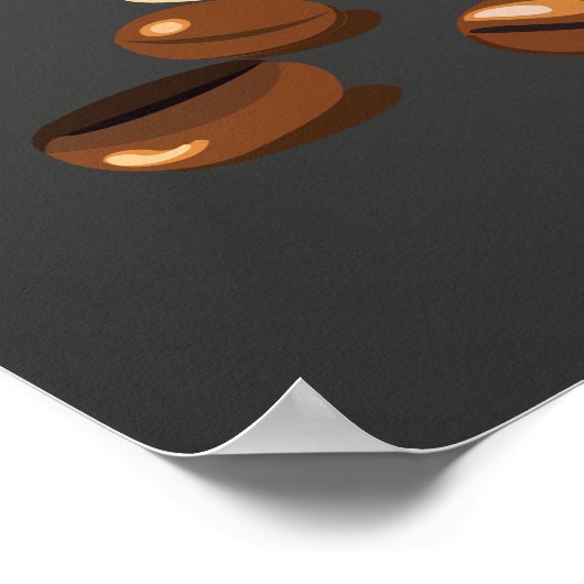 コーヒー豆 ポスター (角)