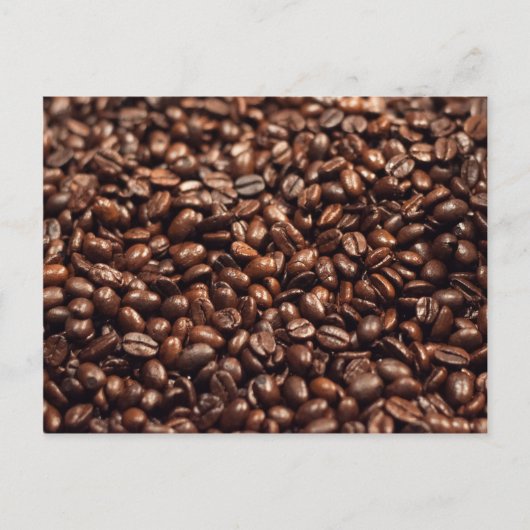 コーヒー豆 ポストカード (正面)