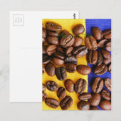 コーヒー豆 ポストカード (正面/裏面)