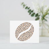 コーヒー豆 ポストカード (スタンド正面)