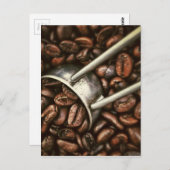 コーヒー豆 ポストカード (正面/裏面)