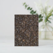 コーヒー豆 ポストカード (スタンド正面)