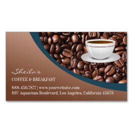 コーヒー豆 マグネット名刺