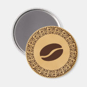 コーヒー豆 マグネット (正面/裏面)