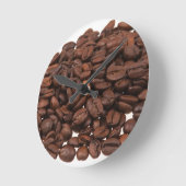 コーヒー豆 ラウンド壁時計 (傾斜)