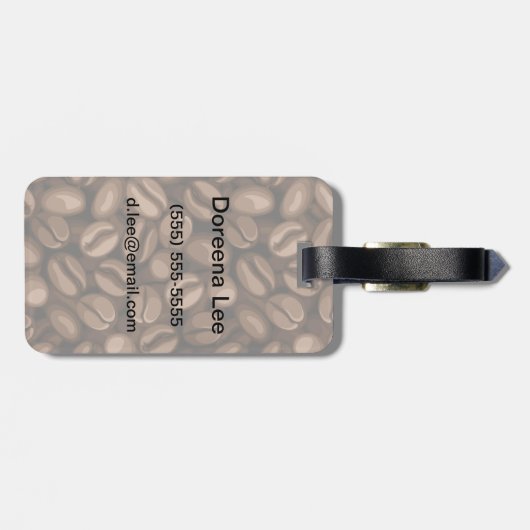 コーヒー豆 ラゲッジタグ (裏面横)